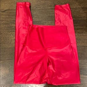 DYI red leggings